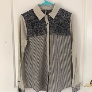 Free people bottom down shirt